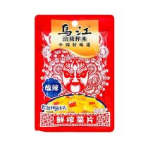 WJ Preserved Mustard Tuber 80g 烏江鮮榨菜片 酸辣