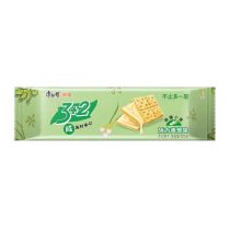 KSF 3+2 Soda Biscuits Onion & Cream Flavour 125g 康師傅3+2蘇打夾心蔥香奶油味