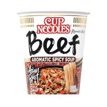 Nissin  Beef Aromatic Spicy Soup Cup Noodle 350ml 