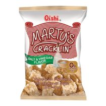 Oishi Marty Cracker Salt Vinegar Flavour 90g Marty's 炸豬皮 (鹽醋風味)