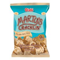 Oishi Martys Cracklin Vegetarian Chicharon (Plain Salted) 90g 鹹味炸豬皮