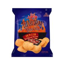 Oishi Potato Chips Barbecue Flavour 50g 上好佳烧烤味薯片