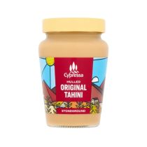 CYPRESSA Hulled Original Tahini (Pulped Sesame Seeds White) 300g 