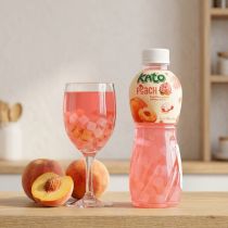 KATO Peach Flavoured Drink with Nata De Coco 320ml