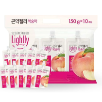 [Pack of 10] DAESANG  Lightly Konjac Jelly Peach 150g  (x10) 