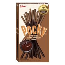 GLICO Pocky Biscuit Sticks Double Chocolate Flavour 47g 