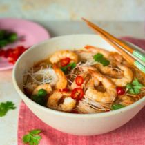 Prawn Tom Yum Soup with Noodles Recipe Ingredients