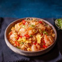 Prawn and Egg Fried Rice Recipe Ingredients