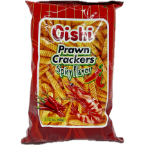 Oishi  Prawn Crackers Spicy Flavour 2.12oz (60g) 