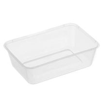 HAS HD HAS MS650A Heavy Duty Food Container (Base Only) 650ml 500pc 特厚长方形外卖塑料打包盒餐盒底座