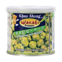 KHAOSHONG Wasabi Coated Green Peas 140g 泰國介辣青豆