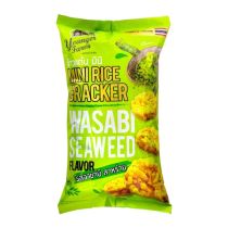 YOUNGERFARM Mini Rice Cracker (Wasabi Seaweed Flv) 60g 泰青農場迷你米餅 (芥末海苔味)