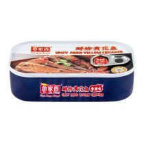 YJX Spicy Fried Croaker 80g 鱼家香 香辣鲜炸黄花鱼罐头