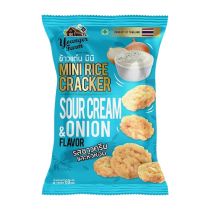 YOUNGERFARM Mini Rice Cracker (Sour Cream and Onion Flv) 60g 泰青農場迷你米餅 (酸忌廉洋蔥味)