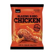 GUGEN Blazing K-BBQ Chicken Flavour Snack Hot & Spicy Drumstick Shape Snack 60g GUGEN 辣味雞腿形零食