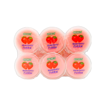 COCON Nata De Coco Strawberry Pudding  (6x80g)  馬來草莓布丁