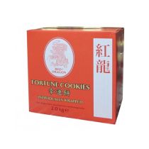 [CASE] RED DRAGON Fortune Cookies Individually Wrapped(275 pieces) 2kg  簽語餅