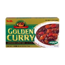 S&B  Golden Curry Sauce Mix Medium Hot 1kg  (中辣)日本咖哩種