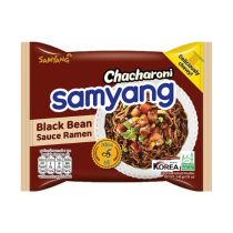 SAMYANG Jjajang Chacharoni Sweet Black Bean Sauce Stir-Fried Ramen Noodles 140g 三養炸醬面