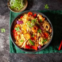 Singapore Fried Noodle Recipe Ingredients