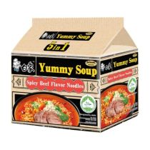 [MULTIPACK] BAIXIANG Yummy Soup Spice Beef Flavour Noodle 111gx5 白象湯好喝辣牛肉湯麵(五連包)