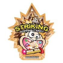 Striking Popping Candy Snacks Milk Tea Flavour 15g 索勁爆炸糖 (奶茶味)