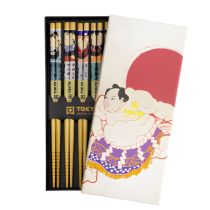 TOKYO DESIGN STUDIO Sumo Chopstick Set â€“ 5 Pairs 