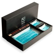 EDO JAPAN Sushi Set Bright Blue 6-Piece 22x12,5 cm | H2 cm - Art No. 6044176 