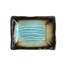 EMRO Sushi Dish Blue 9X7X2 