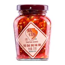 TANTAN XIANG Chopped Red Chilli for Fried Meat 280g  坛坛乡炒肉朝天椒