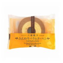 Taiyo Food Baumkuchen Milk And Caramel Flavour 60g 日本焦糖蛋糕