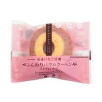 Taiyo Food Baumkuchen Strawberry Flavour 60g 日本迷你年輪蛋糕 (草莓牛奶味)