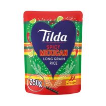 Tilda Spicy Mexican Microwave Rice 250g 