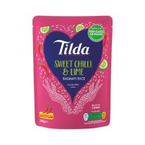 Tilda Sweet Chilli Lime Basmati Microwave Rice 250g 