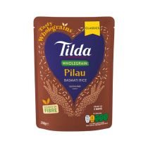 Tilda Wholegrain Pilau Basmati Microwave Rice 250g 