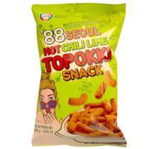 SURASANG Korean Creack (88Seoul Topokki Snack) Hot Chilli & Lime Flavour 100g SURASANG 韓式辣味青檸口味零食