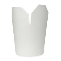  Noodle Container White 16 oz 500pc x 1 一次性麵條外帶容器 16oz