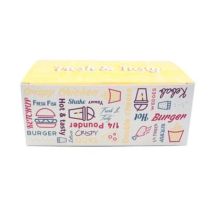 SNACKBOXES Large Dinner Box Folded Carton 17.5x10.5x7cm 300pc x 1 餐盒折疊紙盒 (大)