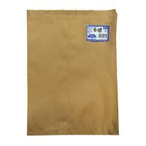 NOBRAND 6 QTR Heavy Kraft Bags 5kg x 1 紙袋     "     "