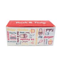  Fresh & Tasty Snack Box - 168X94X65Mm (400S)  x 10 餐盒折疊紙盒 (中)