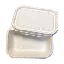 NA:PAC 850ml Natural Container-CR850L 250pc x 1 環保紙外賣盒 底