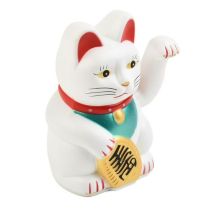  6 Lucky Cat Ornament x 5 6' 搖手招財貓 (0256A 塑料)