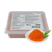 [FROZEN] WISMETTAC Tobiko Orange 500g (Seasoned Flying Fish Roe) 橙飛魚籽