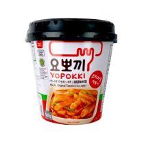 YOUNG POONG Yopokki Halal Spicy Topokki Cup 120g  韓式速食年糕杯清真辛辣