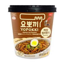 YOUNG POONG Yopokki Jjajang Cup Rapokki Ramen Plus Topokki Cup 145g 炸酱味拉面炒年糕