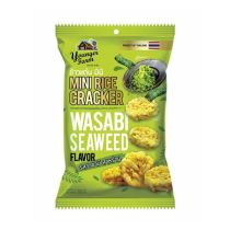 Younger Farm Mini Rice Cracker Wasabi Seaweed Flavour 60g 泰青農場迷你米餅 (芥末海苔味)