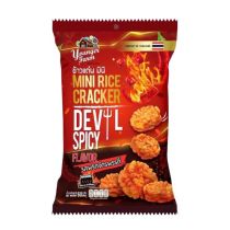 Younger Farm Mini Rice Crackers Devil Spicy Flavour 60g 泰青農場迷你米餅 (魔鬼辣味)