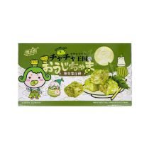 YUKI & LOVE  Matcha Grains Snacks 96g   茶茶小王子-抹茶雪花餅