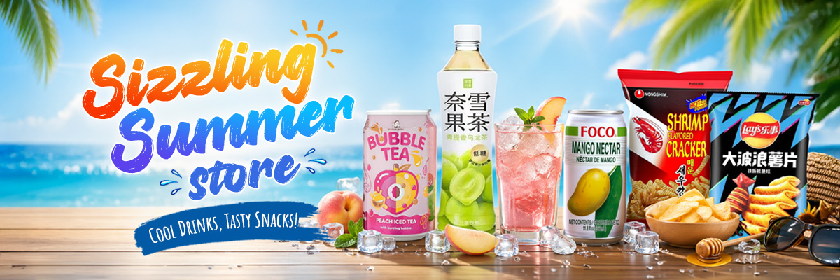 Summer Drinks and Snacks at Asia Market