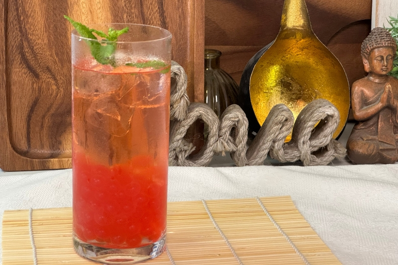 Shine Muscat Popping Pearls Drink Recipe by Eva Pau
